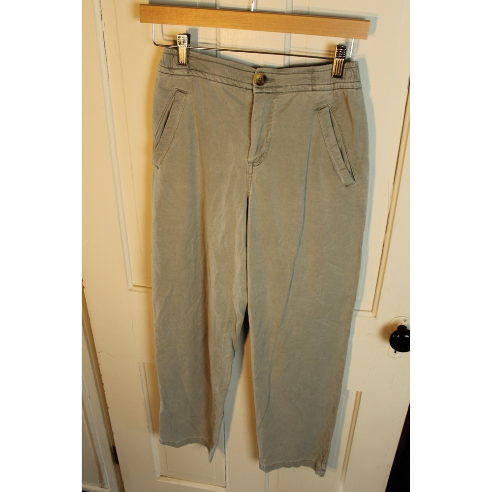 Marine Layer Men's Saturday Slim Fit Slate Green Organic Cotton‎ Pants Size XS